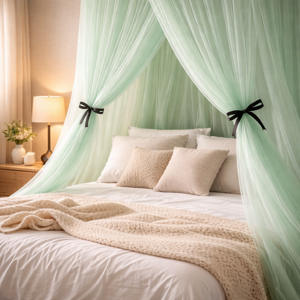 Ciel de Lit Adulte “Douce Nuit” – Vert – Image 2