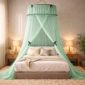 Ciel de Lit Adulte “Douce Nuit” – Vert