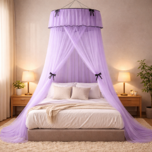 Ciel de Lit Adulte “Douce Nuit” – Violet