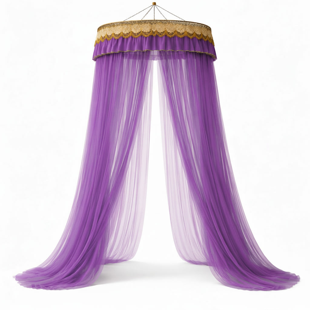 Ciel de Lit Adulte “Cocon Royal” – Violet – Image 4