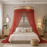 Ciel de Lit Adulte “Cocon Royal” – Rouge