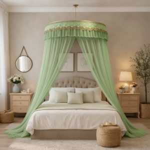 Ciel de Lit Adulte “Cocon Royal” – Vert