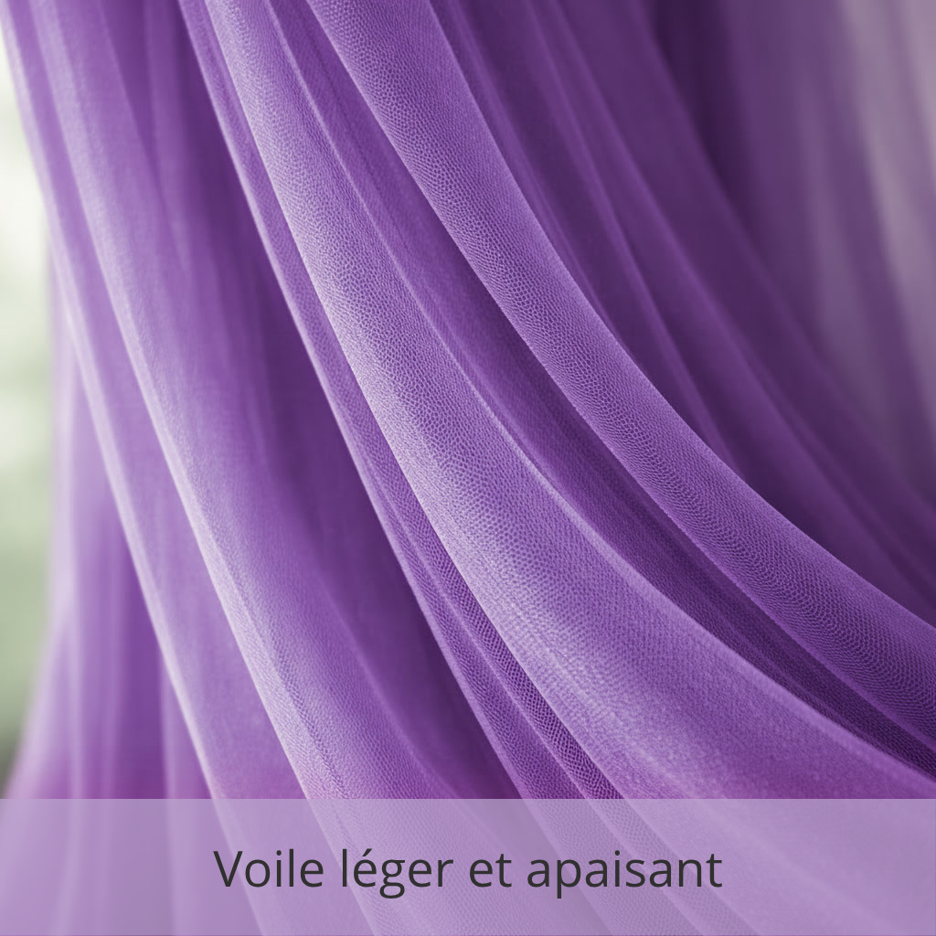 Ciel de Lit Adulte “Cocon Royal” – Violet – Image 3